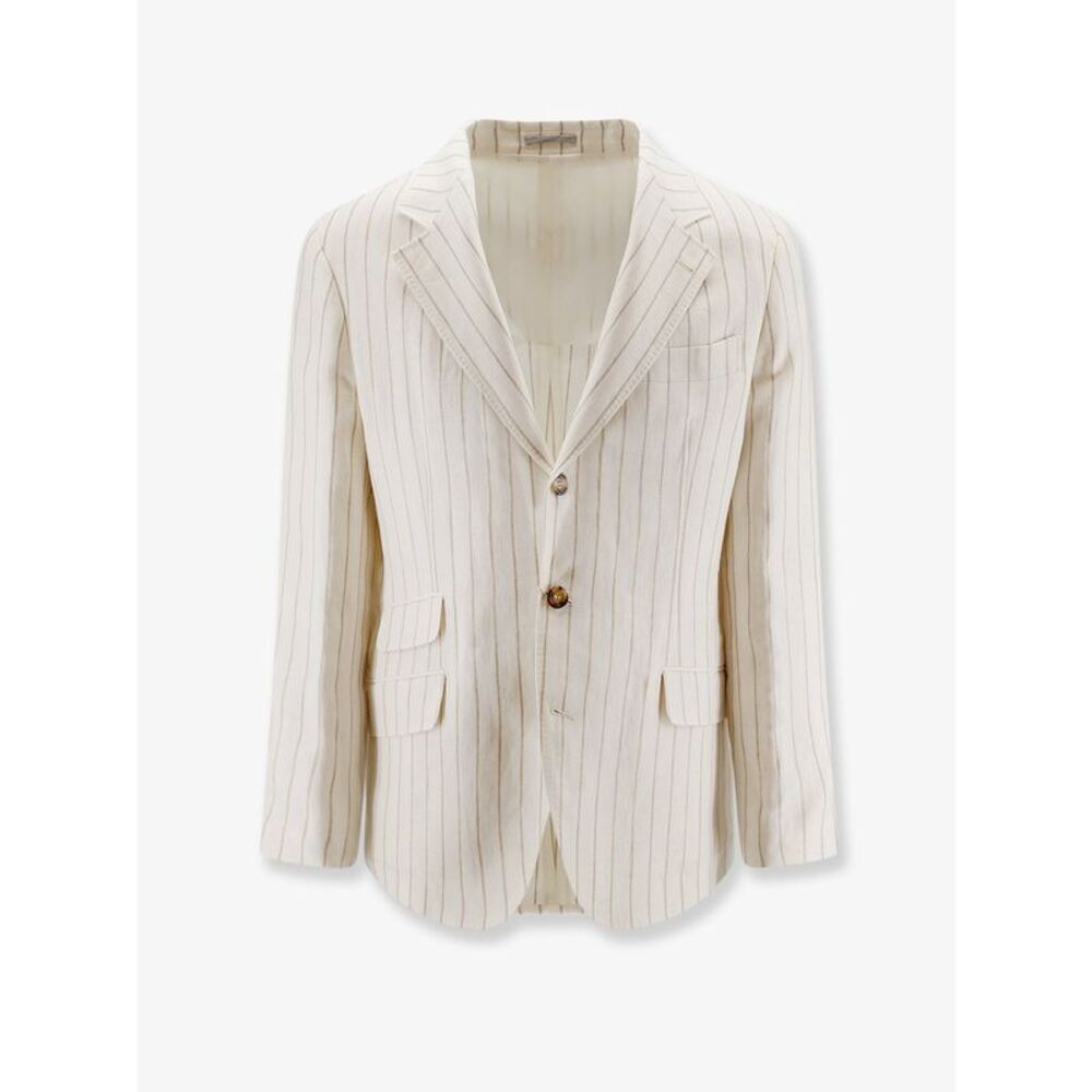 Brunello Cucinelli Men Linen Blazer